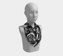 Load image into Gallery viewer, 7 FACES OF CURSE SCARF BLACK