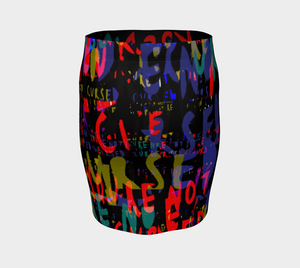 CURSE WORDS SKIRT