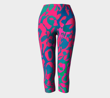 Load image into Gallery viewer, PINK BLUE LEOPARD LEGGINGS
