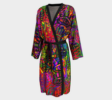 Load image into Gallery viewer, THE EYES OF LOVE AND HATE WRAP DRESS