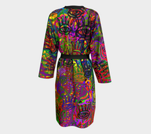 Load image into Gallery viewer, THE EYES OF LOVE AND HATE WRAP DRESS