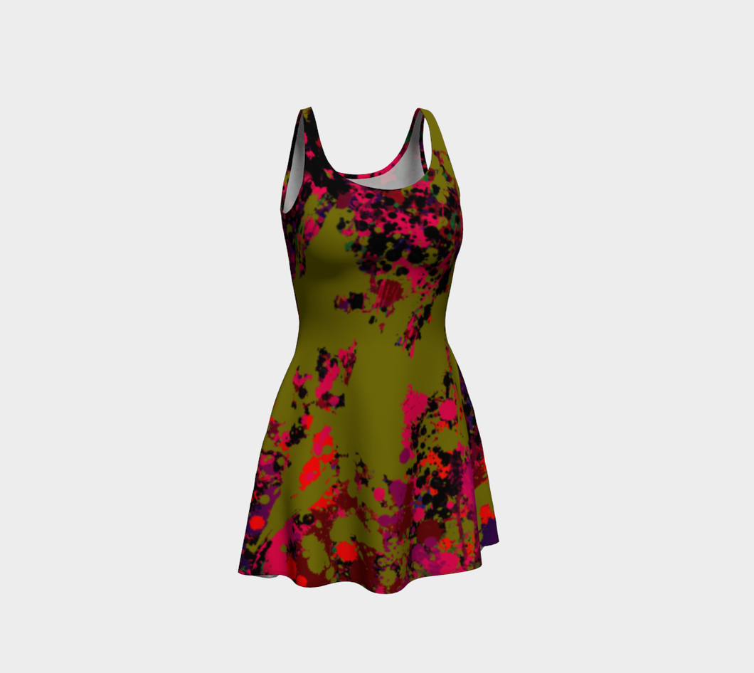 POISON IVY FLARE DRESS